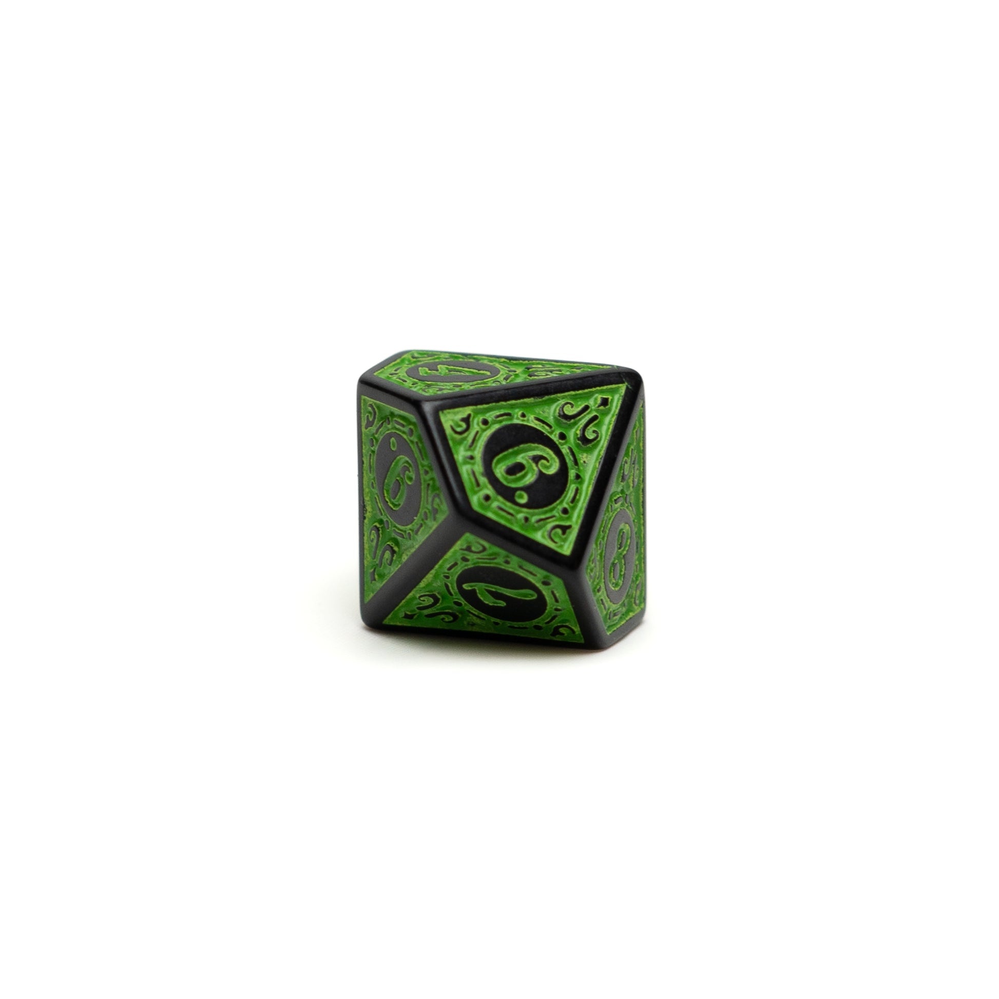 Roll Britannia Keth Frostiron Dungeons and Dragons D10 Dice with Green Military Aesthetic