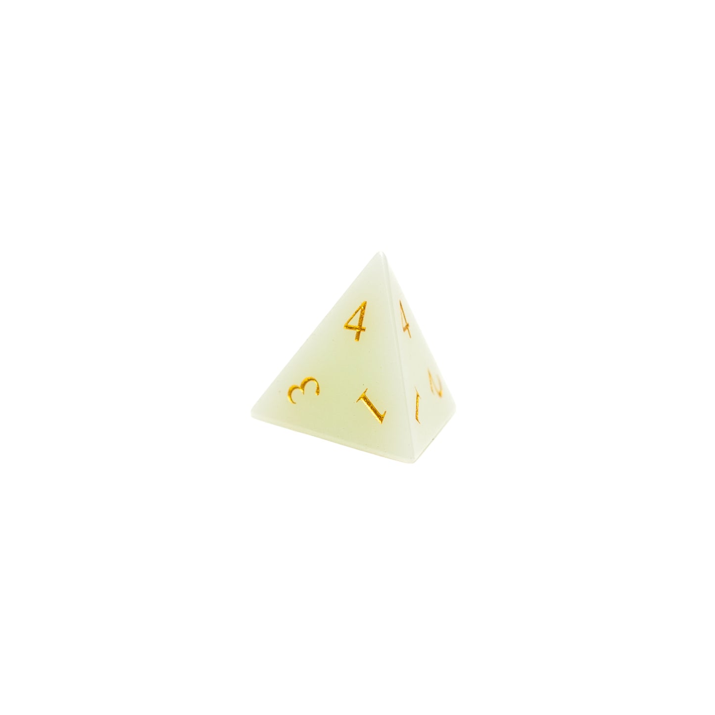 Roll Britannia Glow in the Dark Gemstone Dungeons and Dragons D4 Dice