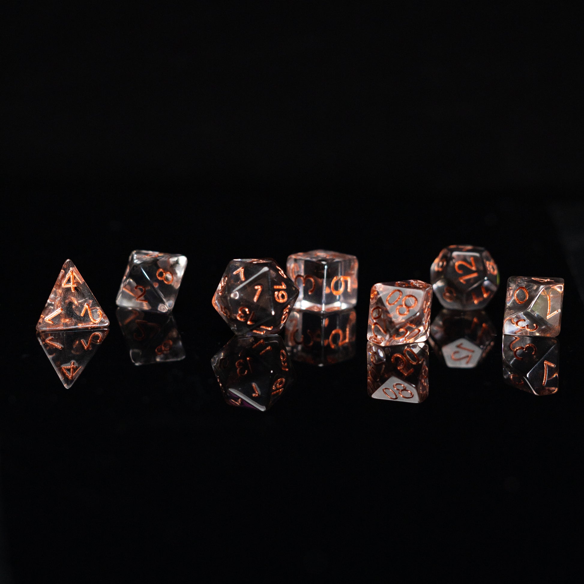 Roll Britannia Jeff Silverbow Dnd Dice Set with Smoke and Fire Aesthetic
