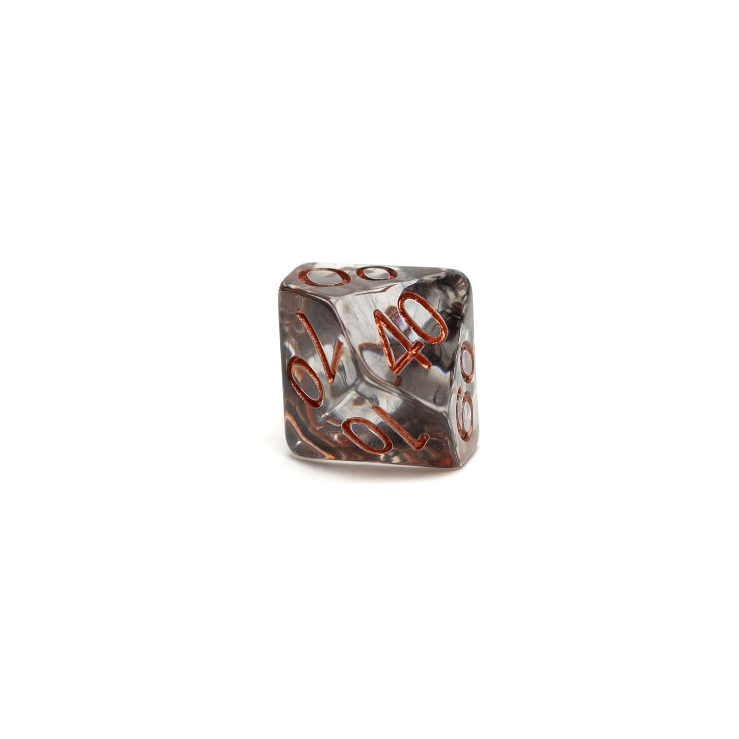 Roll Britannia Jeff Silverbow Dungeons and Dragons D10 Percentile Dice with Smoke and Fire Aesthetic
